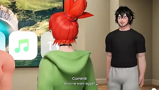Mansion Days TABOO Hentai Game Ep.6 Showing my GIANT COCK to STEPSIS at the GYM !