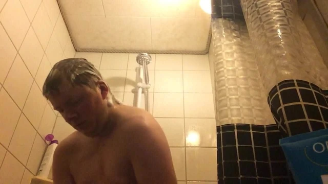 Me in the shower