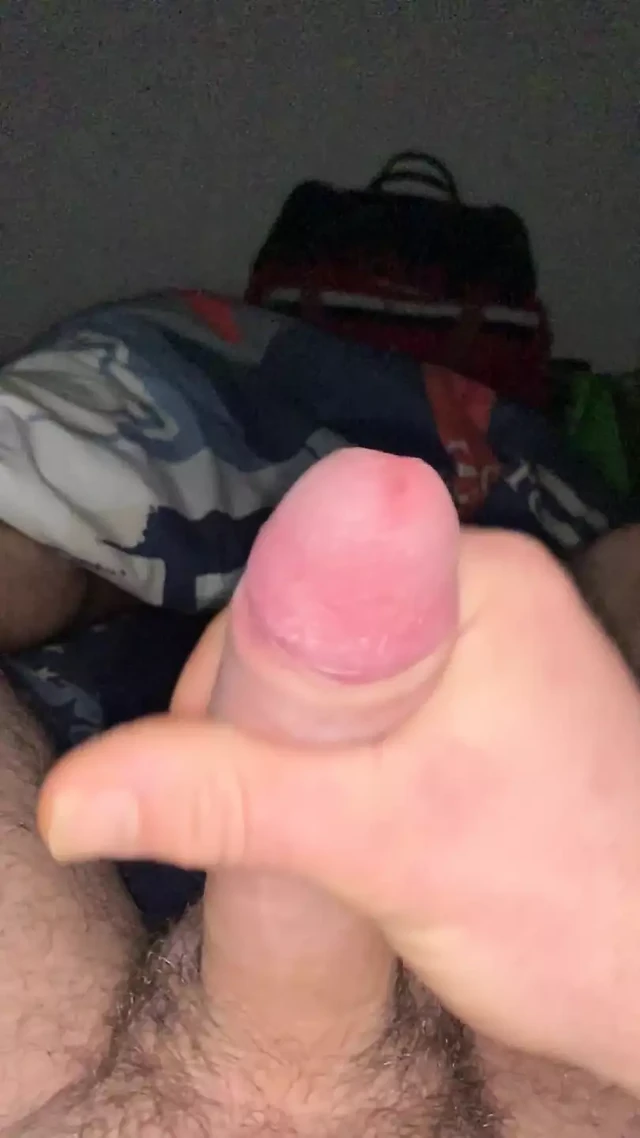 semi-hard cock wixxing...