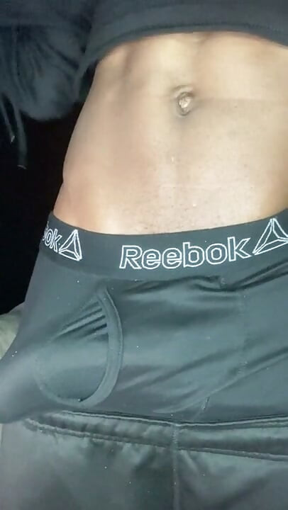 BBC in grey underwear strokes cock until he explodes on his hands