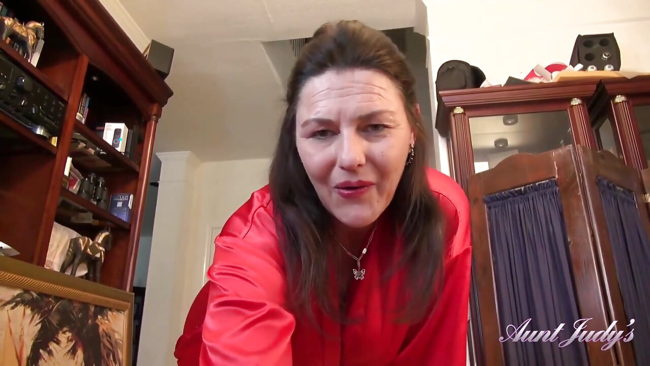AuntJudys - Your Hairy Mature Stepaunt Joana gives you a massage (POV)