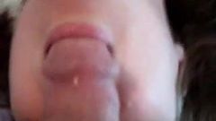 AMATURE WIFE SWALLOWS AND CUMS AT SAME TIME