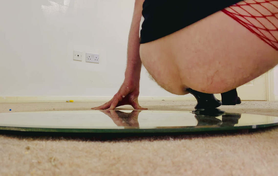 Riding my new toy. Love how it pops in and out x