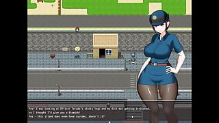Impregnation Island Taboo Hentai Game Ep.12 Policewoman Naked and Fucked in the Street!