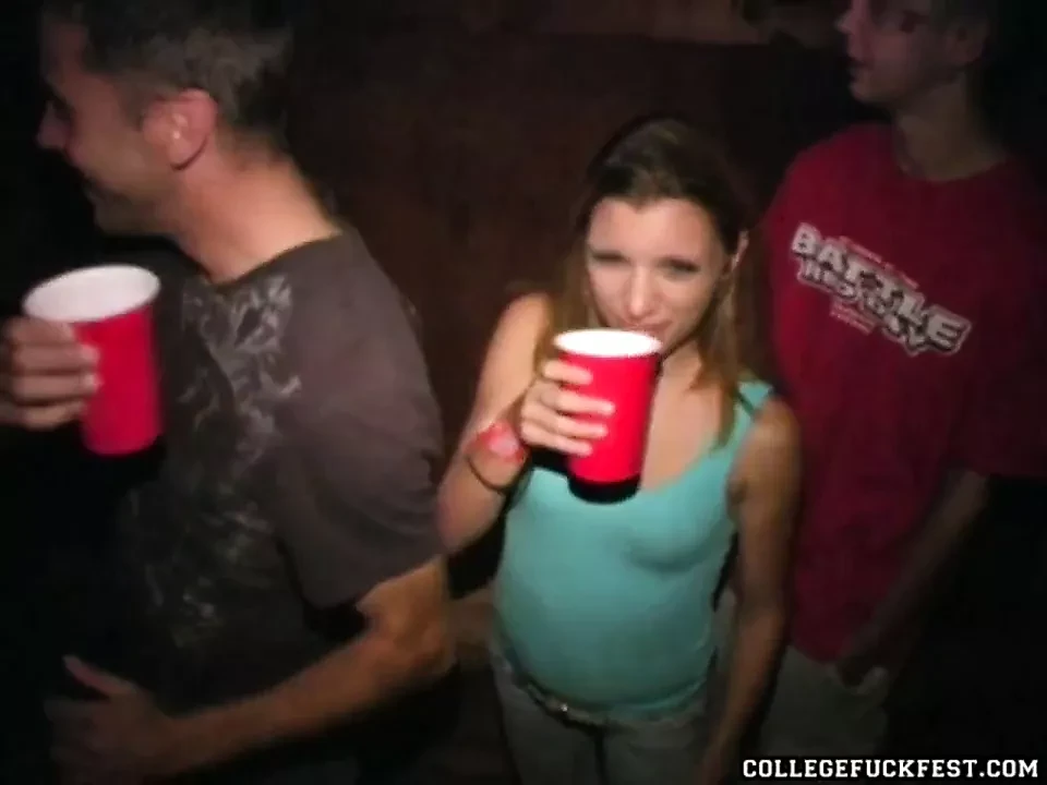 Cock sucking coed whore gets banged