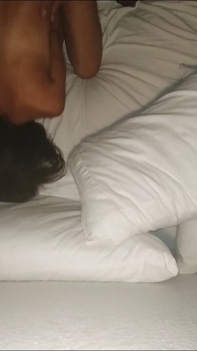 Plowing her from behind