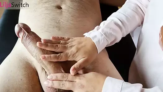 Senin horoz ile benim sert sütlü göğüslerimi tokatlıyorum! anne liljaswitch