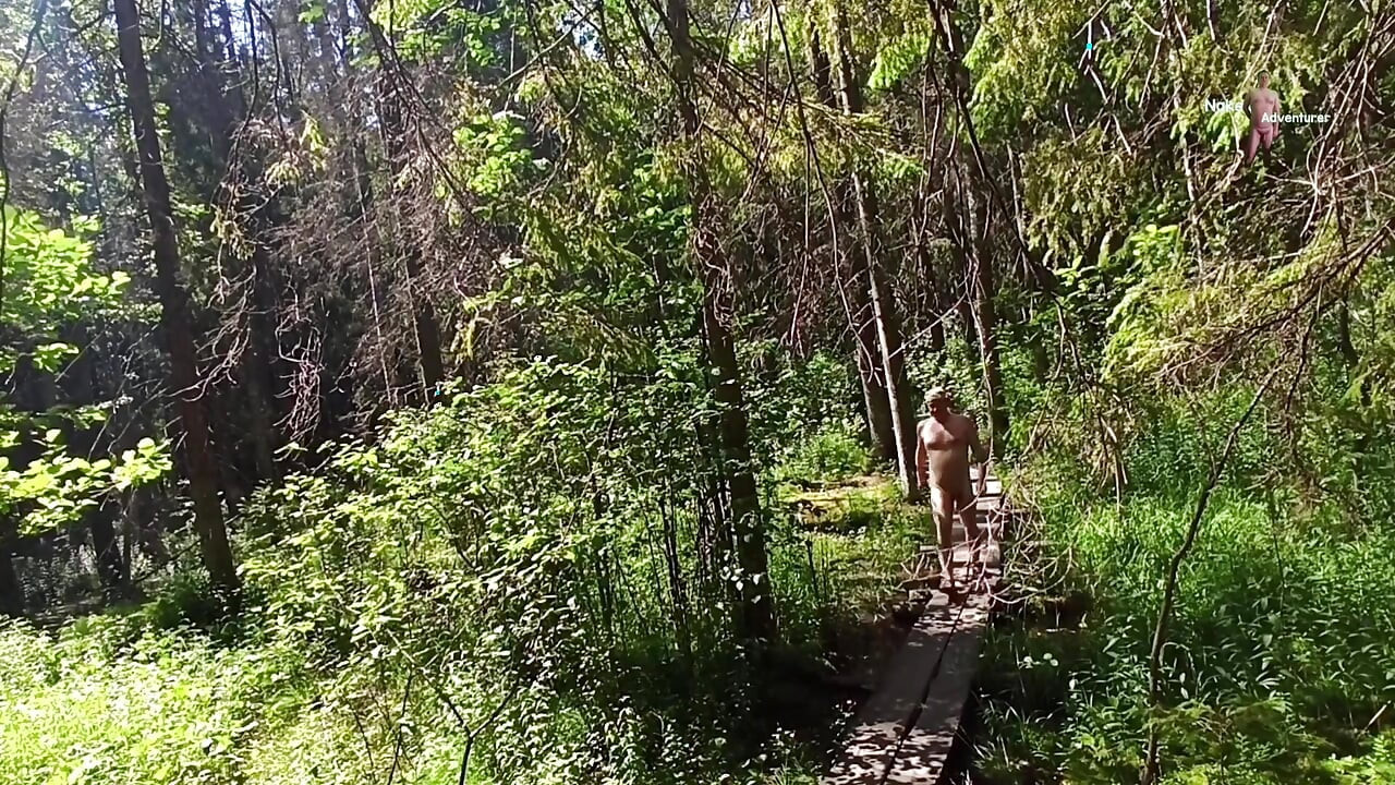 Naked Hike Near Helsinki City Center