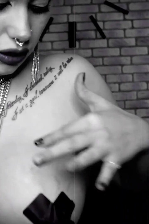 Demonic sensual tit worship JOI