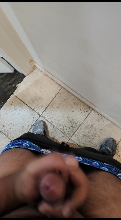 Jerking off at work