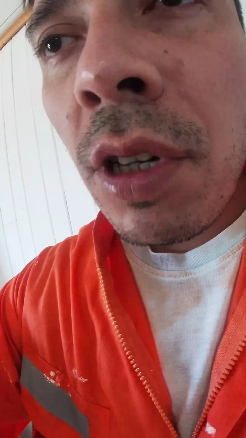 Real Construction Worker Gets Dirty: Sweaty Overalls, Rough Tools & Solo Release (15 Min HD (193912)