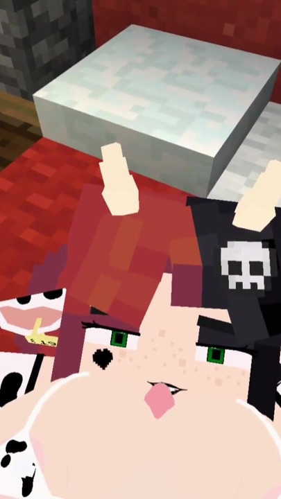 Minecraft jenny mod fapcraft - ellie, ibu goth dommy dengan bikini sapi dan pemerah susu yang nikmat | Klip 2