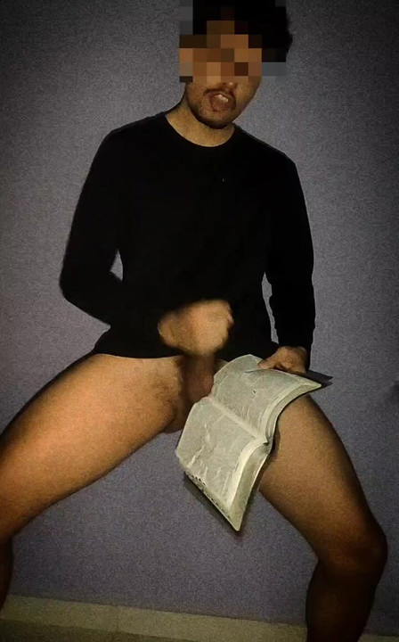 Masturbating With Holy Bible