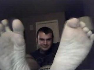 Raka killar fötter på webbkamera #218