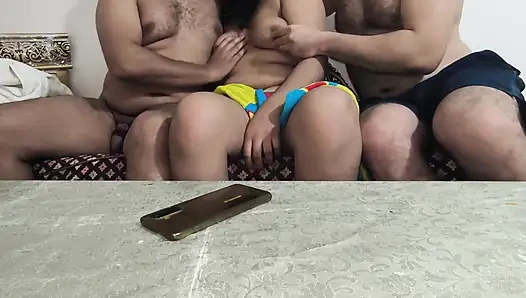 Arab Wife Sharing Threesome Arab Cuckold Husband