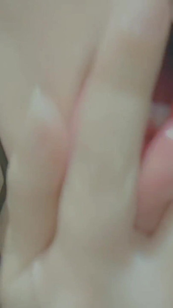Epic moment from "Naughty girl taking a hot shower and getting horny ending up masturbation at shower , mouth close up"