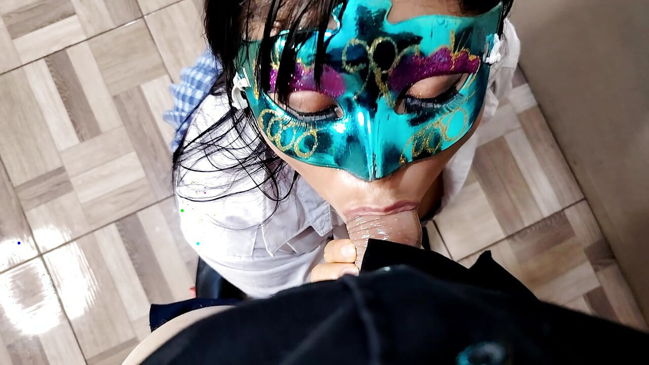 She fulfills her fantasy of sucking her stepfather's cock and then having passionate sex on a piece of furniture