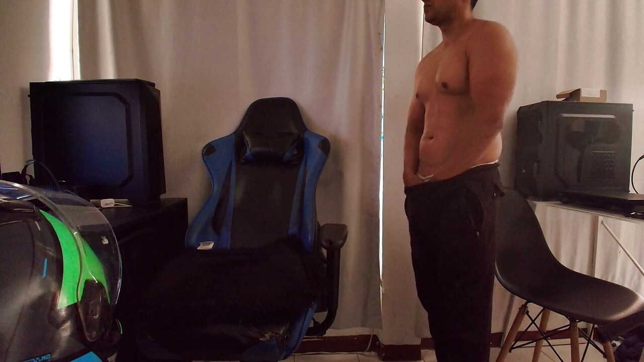 švagrová mě vidí, jak si honím při natáčení videa
