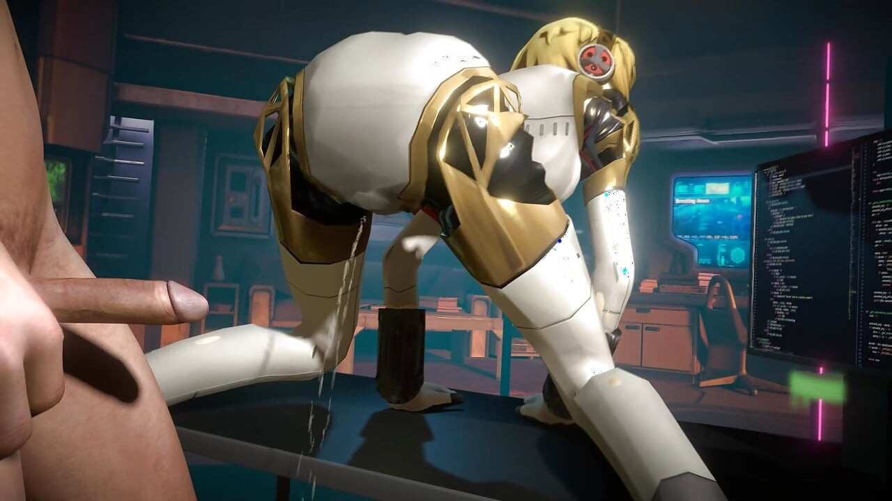 Das testen der sexmerkmale von Aigis - Persona 3 parodie