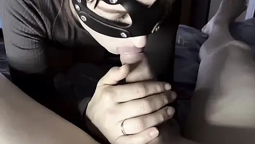 KittyElfia nyepong kontol pov