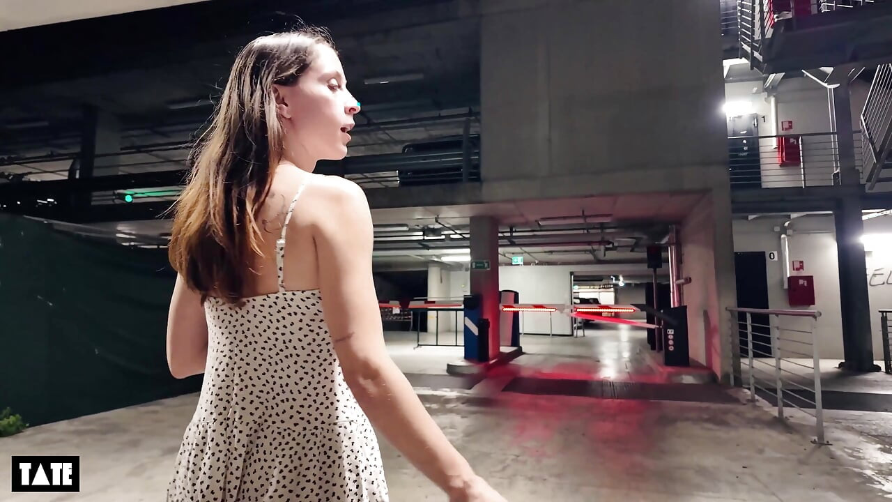 Little Arden Savage College Fuck in the Parking Lot