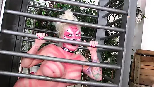Dominierende cosplay-lesben bekommen es