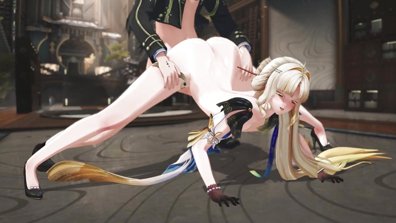 Wuthering Waves - Cena Íntima de Sexo entre Suisui e Rover - Animação Hentai 3D