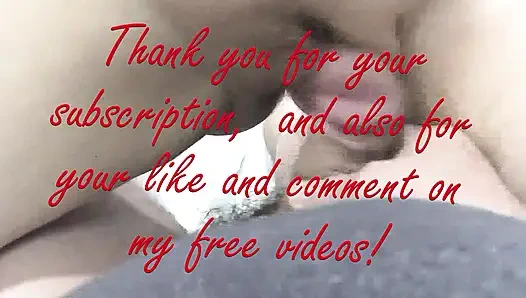 My wife MILF masturbates and rubs pussy on cock lover until cum In bedroom Close Up Wet pussy Cumshot Cream Pie  Creampie POV