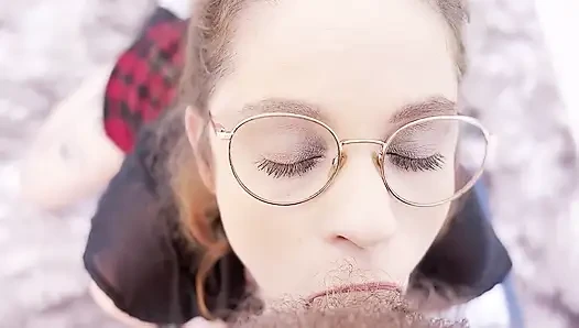 Blowjob on the Teacher
