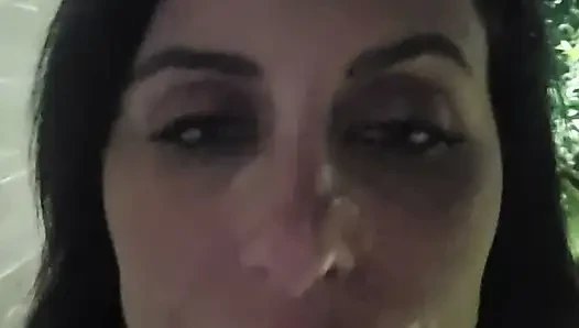 My first public cum walk ever...at a bar too!