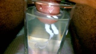 Сперма в стакане воды 2