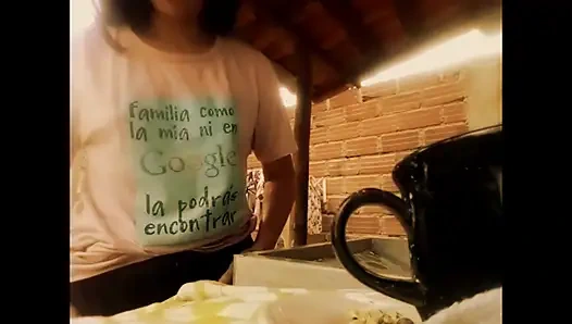 Brittany Touches Her Pussy in the Laundry Room