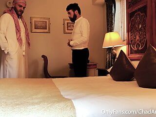 hot sheik uses his disobedient manservant
