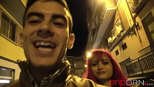 Public Sex on the Street with a Stranger After a Party ⛔