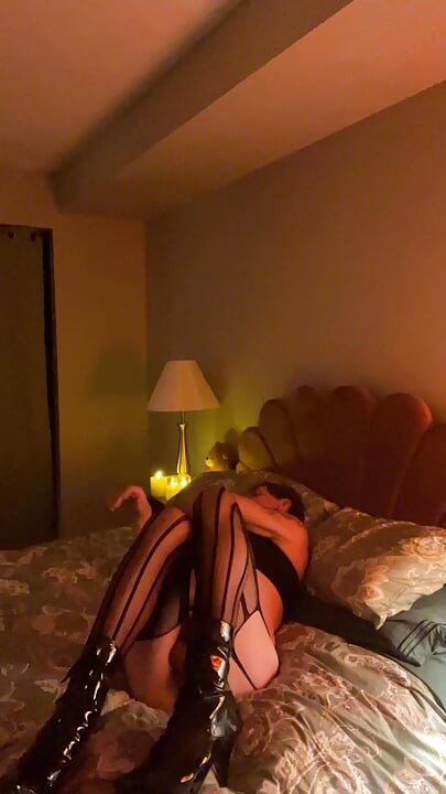 playing around masturbating