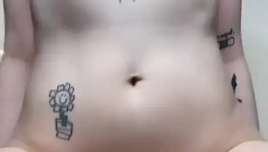 Goth Slut Rides Huge BBC and Makes a Mess