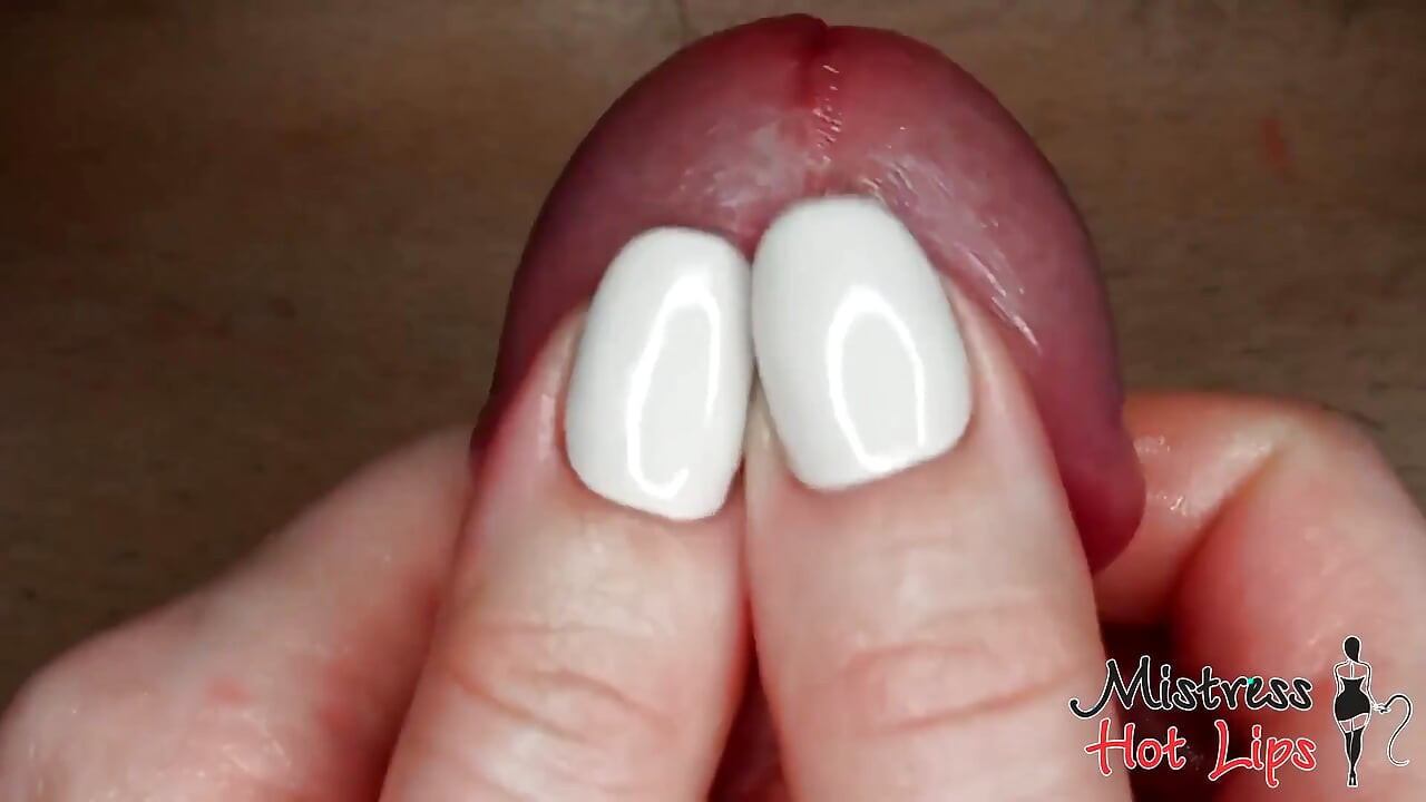She Caresses His Frenulum and He Quickly Cums