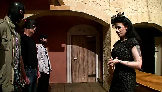BDSM Dungeon Domme Pounds Submissive Ass Hard