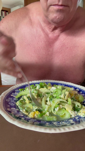 Pee on my food and eat