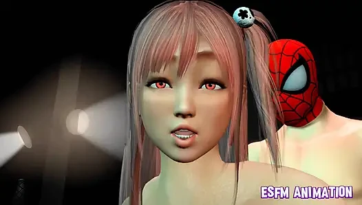 A masked stepfather is having sex with his stepdaughter.