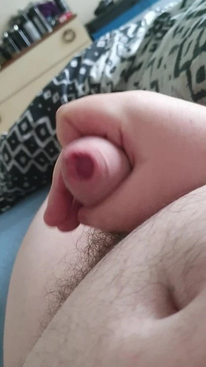 Small cock wanking for mistress
