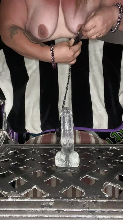Pounding Miss Pinky open view of my thrust machine