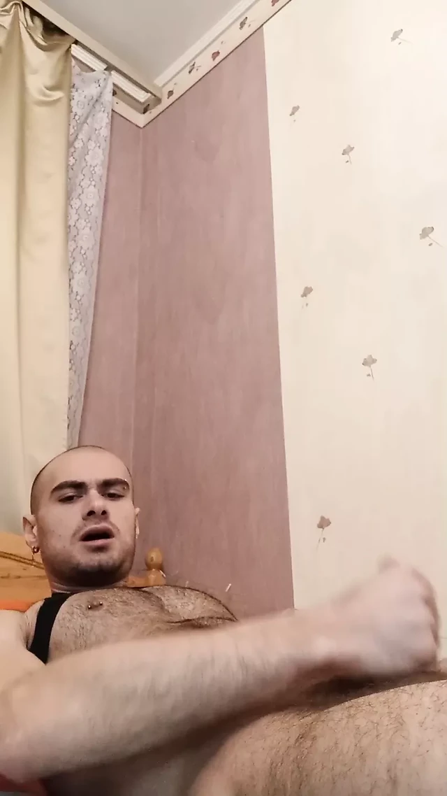 My dick in toy. She makes strange noises. Past 1