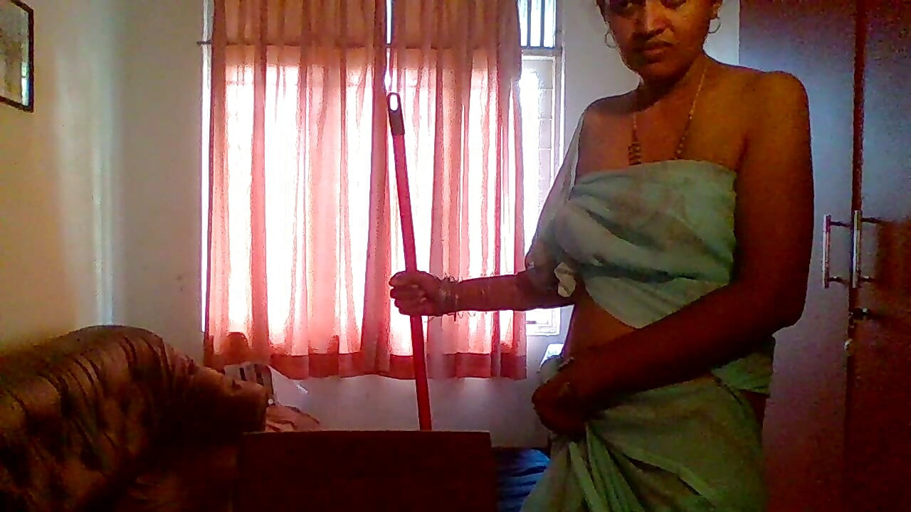 my new housemaid on her fist day