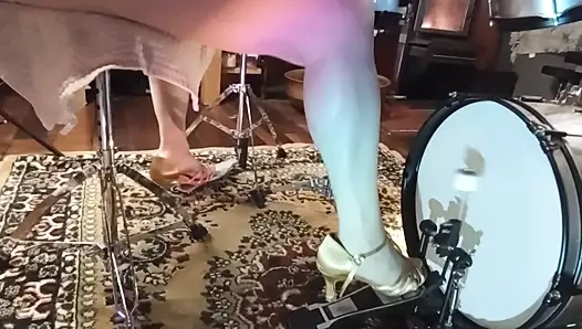 Practice Pedal Pumping Drums Set