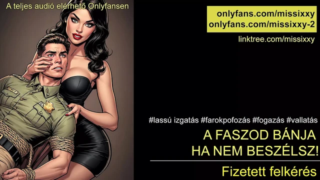 Your dick doesn't mind if you don't talk- femdom hungarian audio