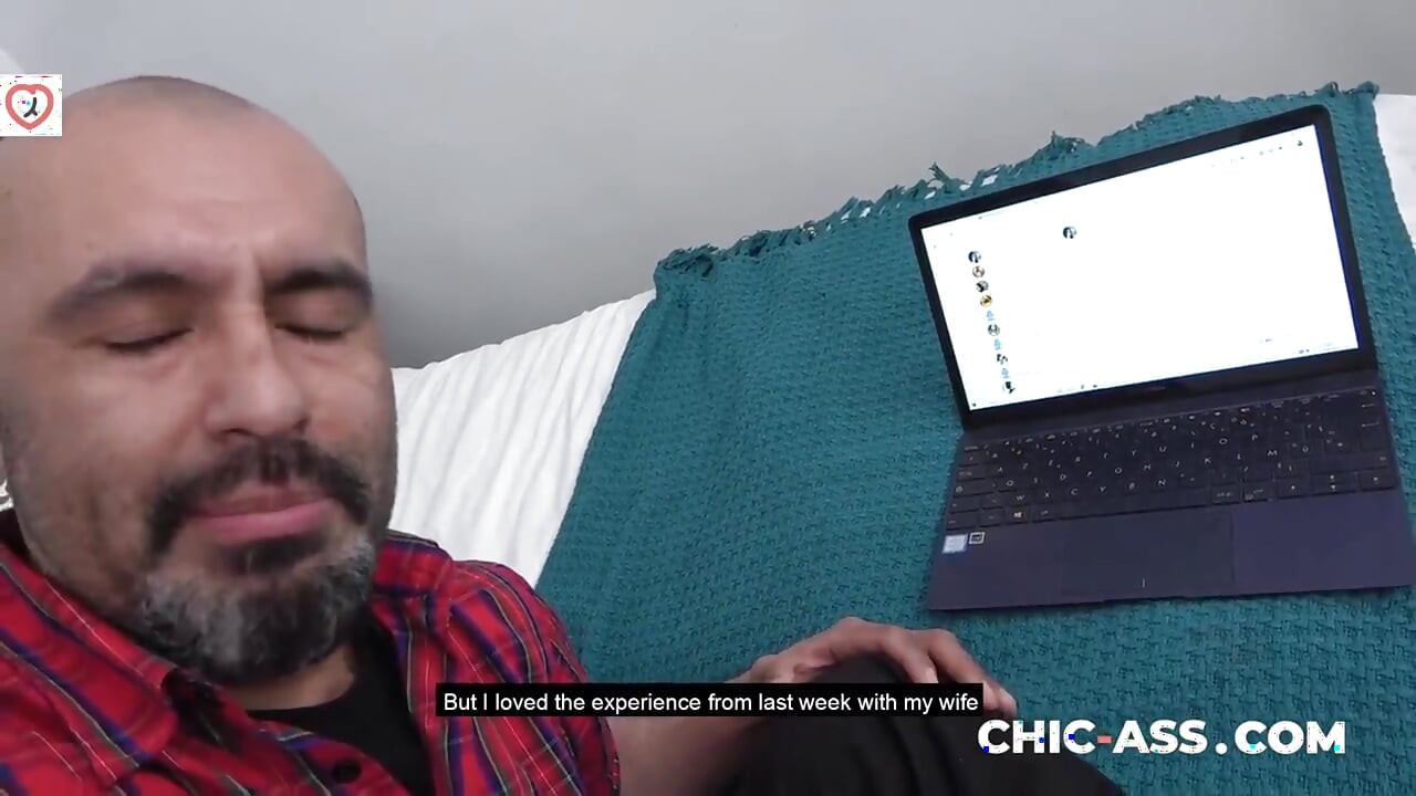 西班牙丈夫與火辣棕髮拉丁少女出軌