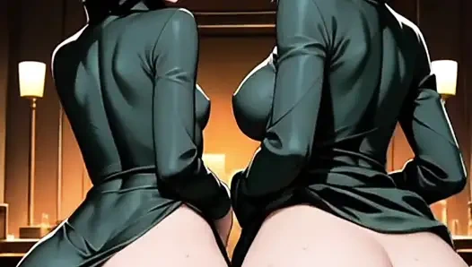 Anime Hentai - dua saudara tiri yang sangat seksi