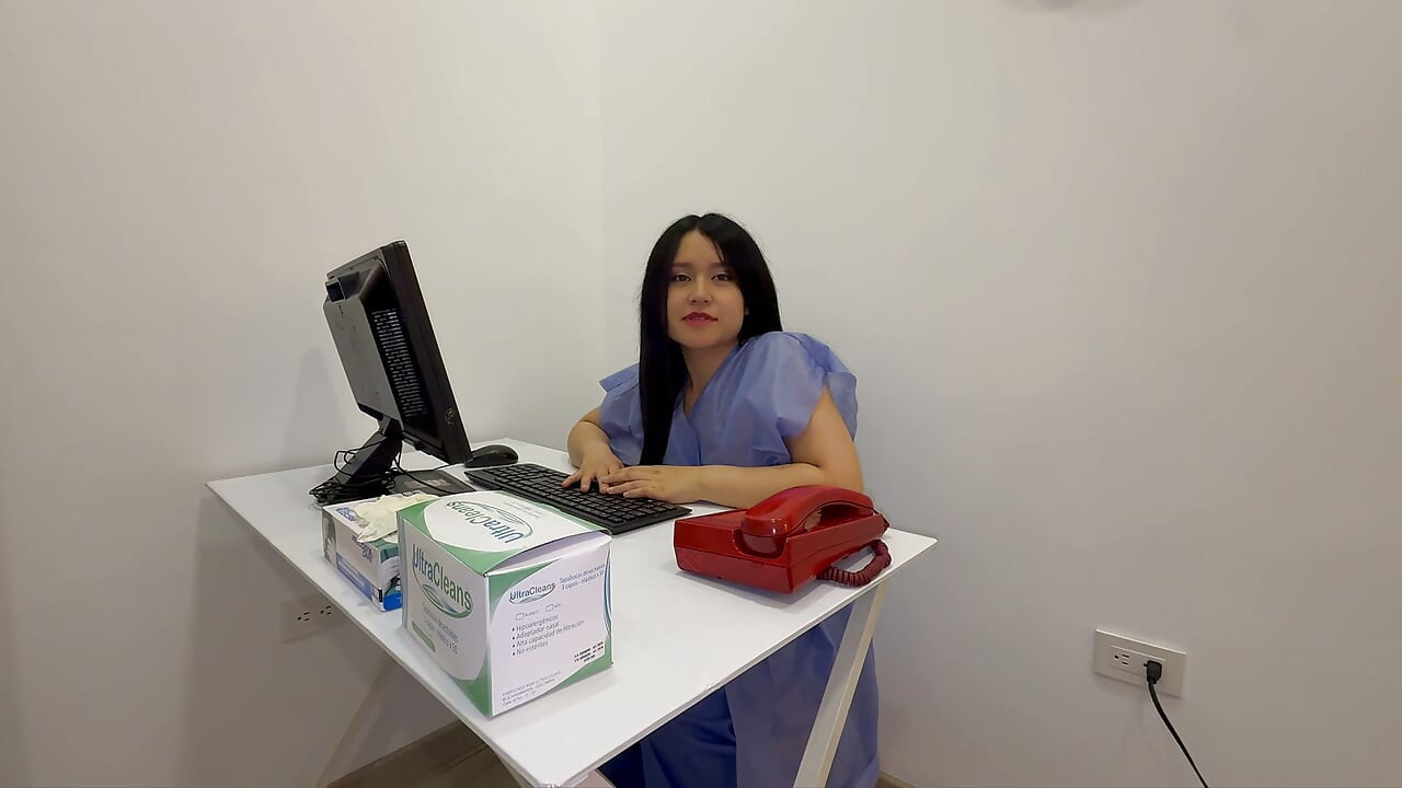 Horny doctor fucks her patient in the hospital... in the middle of a doctor's appointment