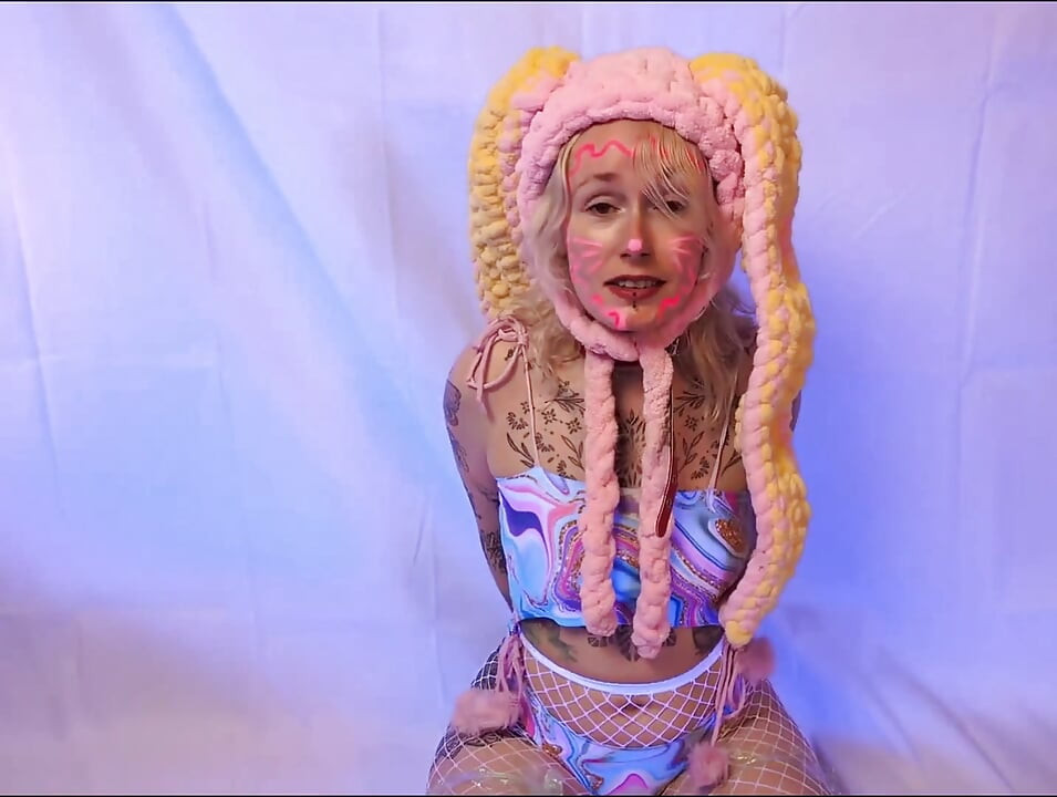 Captured Easter Bunny Plays with Toys & Lays Eggs